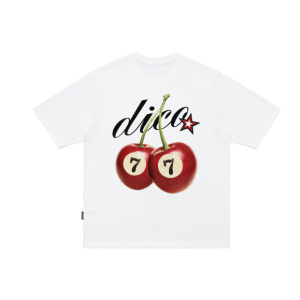 Home 7 DirtyCoins Seven Cherry T-Shirt White